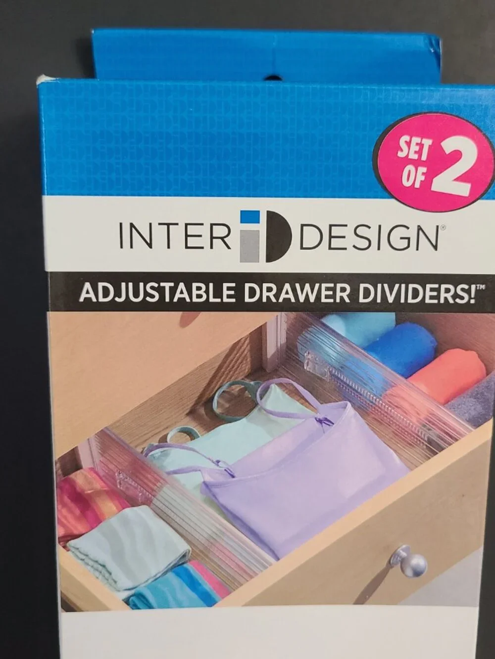 Idesign Drawer Dividers Clear- 1 Set
